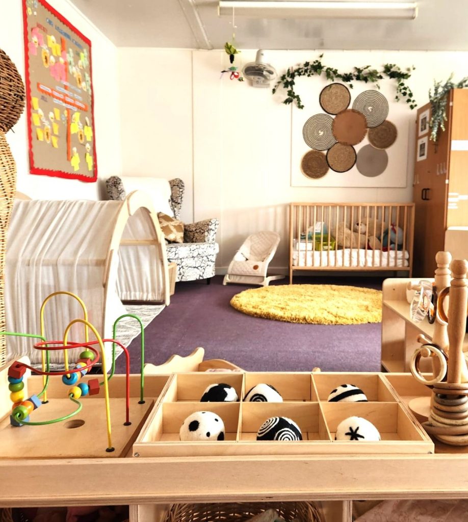 blue windmill nursery indoor spaces in the baby room