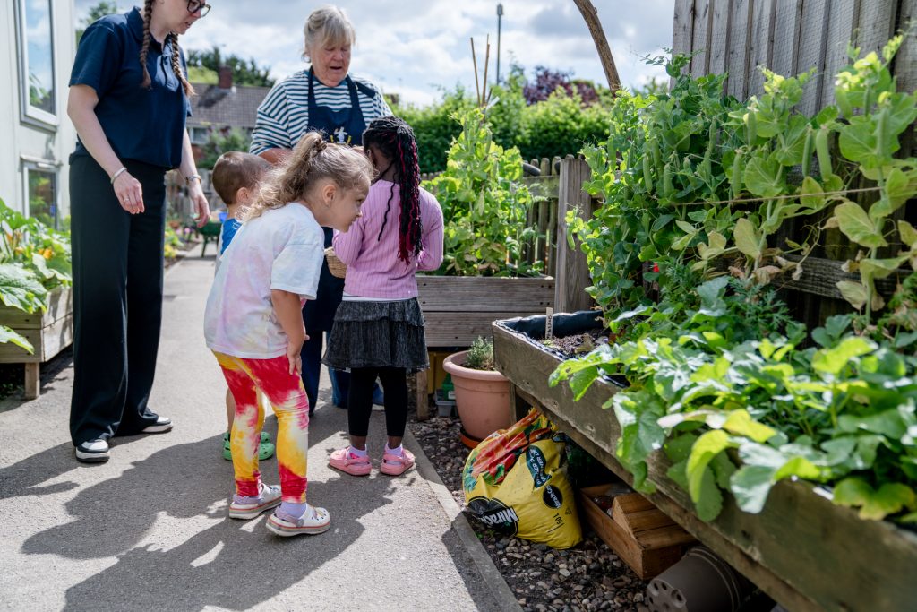 children in the garden at blue windmill nursery children in the garden at blue windmill nursery