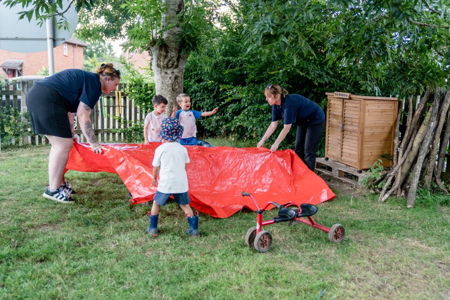Blue Windmill staff showing nursery jobs in Rugby